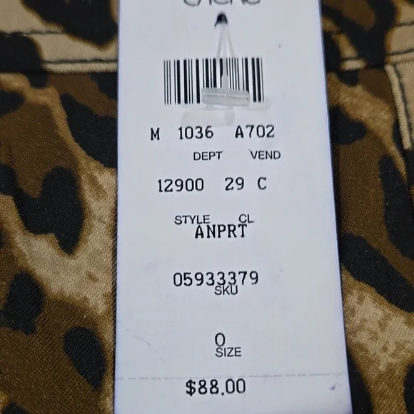 Cache Animal Print Women's Skirt Sz 0 - Picture 2 of 7